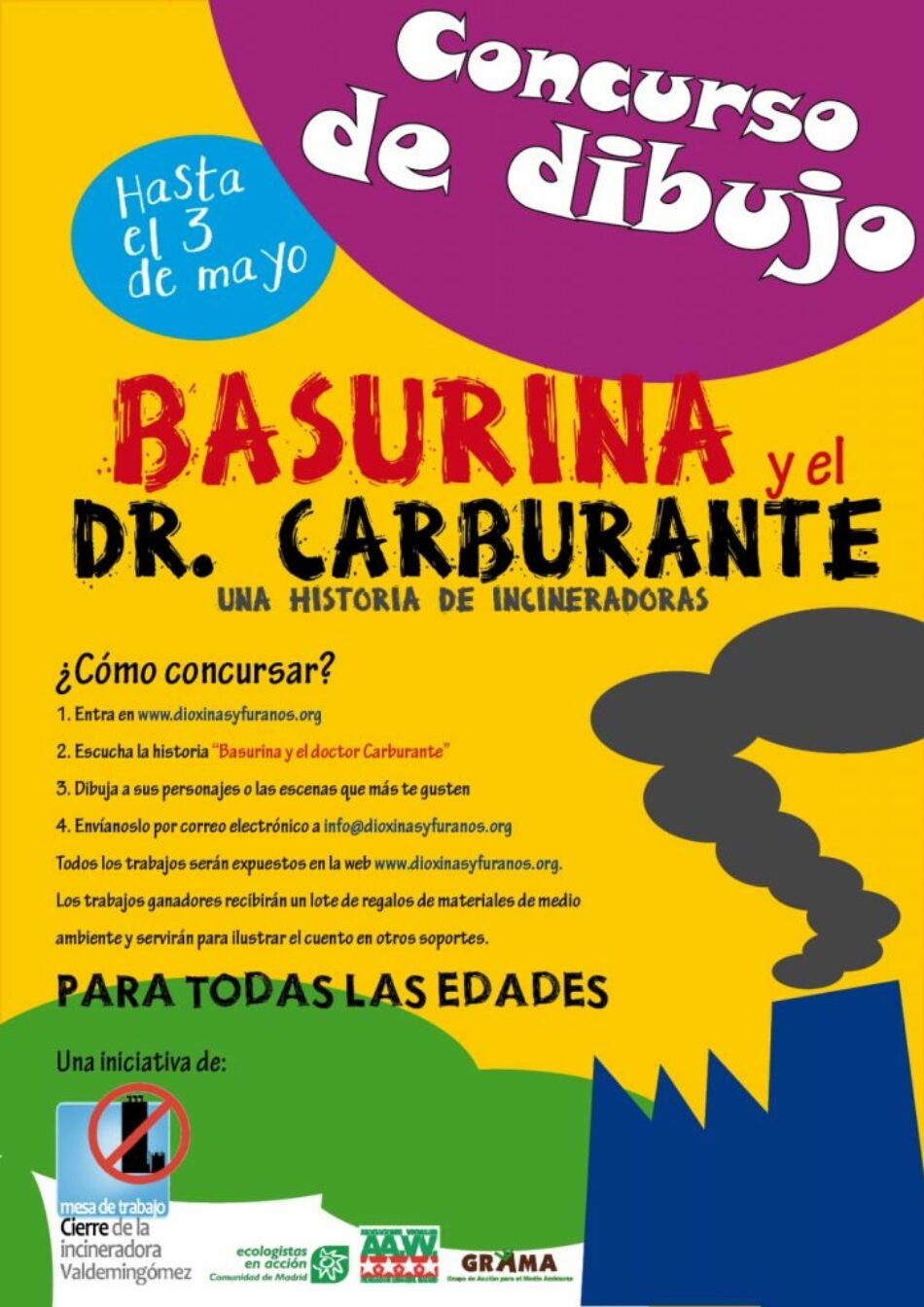 ¿Te atreves a dibujar a los personajes del audiocuento Basurina y el Doctor Carburante?