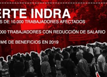 Compromís muestra su rechazo al ERTE de Indra que podría afectar a 10000 personas en todo el Estado y pide medidas al Gobierno