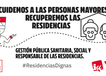 IU exige a la Junta de Castilla y León medidas contundentes para frenar el contagio de Covid-19 en las residencias de mayores