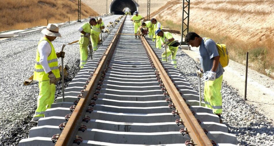 El Sindicato Ferroviario de Intersindical rechaza la reactivación de obras anunciada por ADIF
