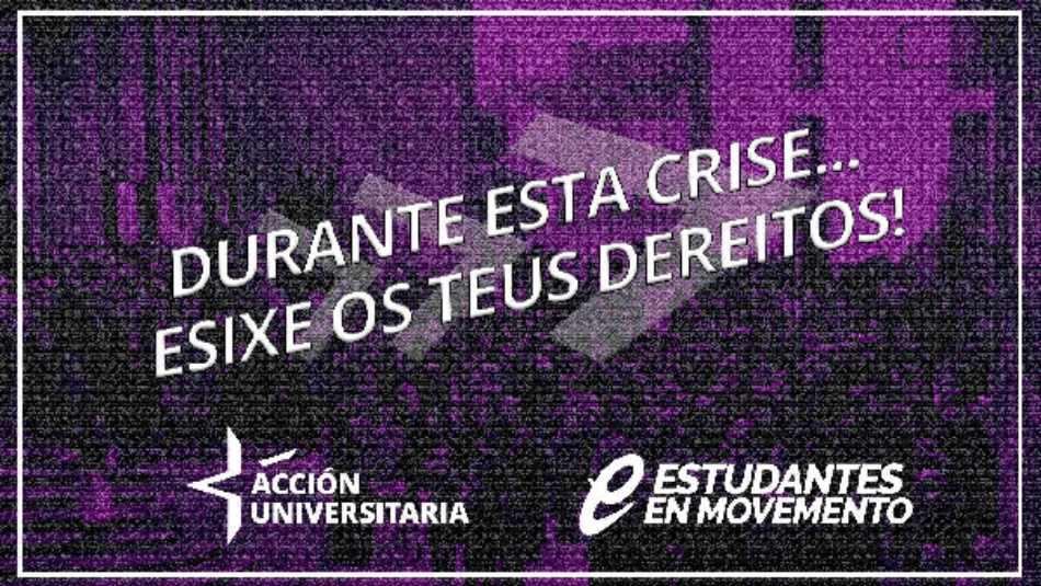 Sindicato estudantil Acción Universitaria: «sobre a crise do COVID-19 e as diferentes solucións que se plantexan»
