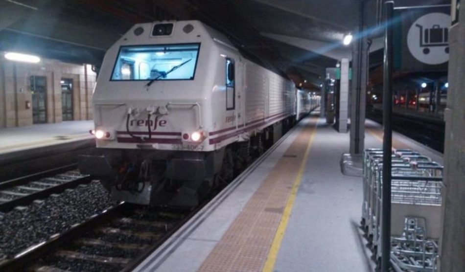 Esquerda Unida esixe que RENFE repoña as liñas nocturnas entre Galicia, Madrid e Barcelona