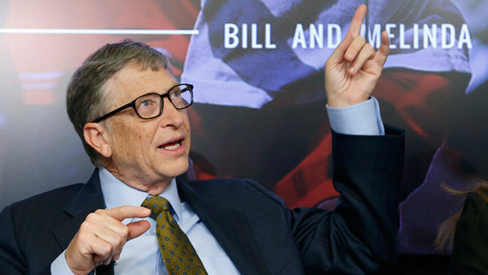 Bill Gates pide la creación de un «Gobierno global»