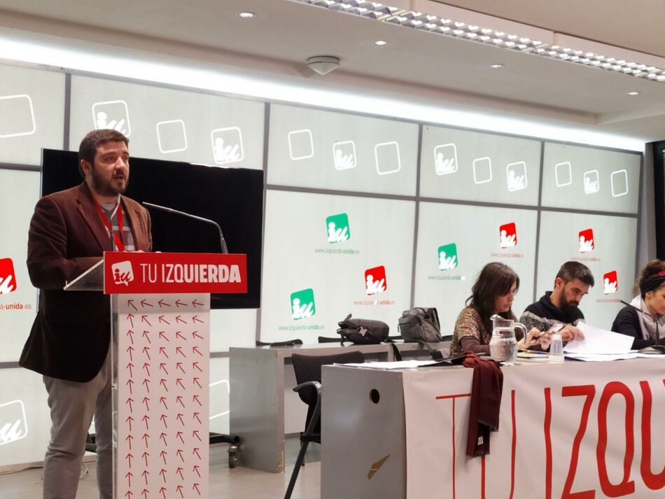 Izquierda Unida Madrid lanza su propuesta de un Pacto por la Vida en la Región madrileña