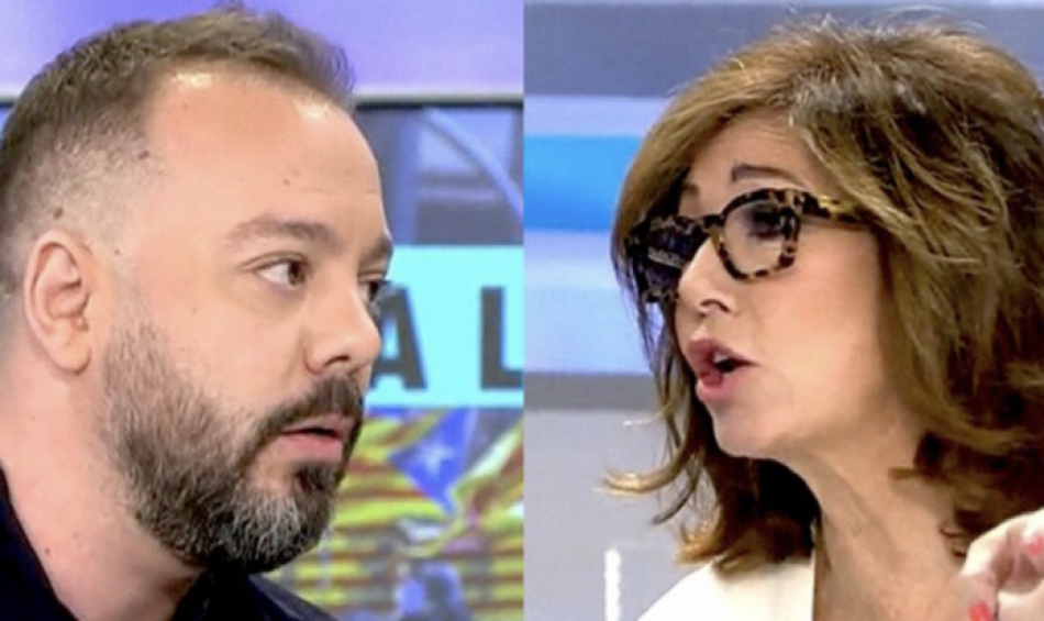 Ana Rosa Quintana despide a Antonio Maestre por su posición crítica con Díaz Ayuso