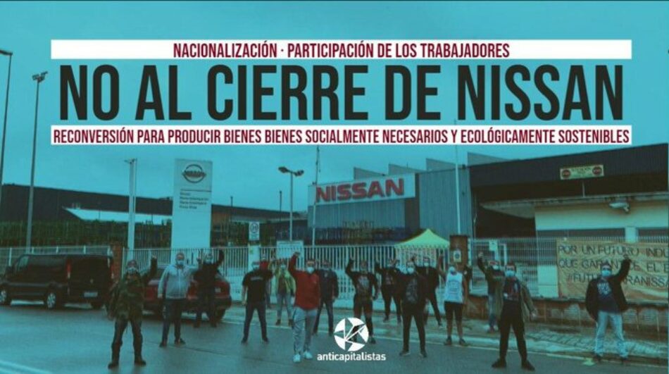 Miguel Urbán llama a nacionalizar y reconvertir la factoría de Nissan para asegurar los puestos de trabajo