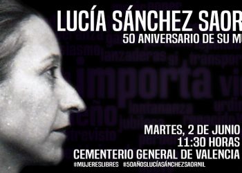 CGT homenajea a Lucía Sánchez Saornil