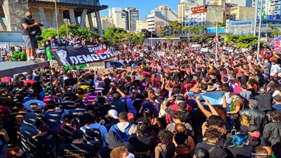 Protestas contra el racismo y el gobierno de Bolsonaro en Brasil