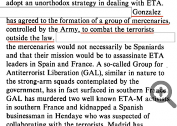 Grillos en los medios corporativos tras desclasificar la CIA que Felipe González acordó la creación de los GAL