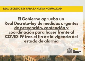 El Gobierno aprueba el real decreto que establece las medidas que regirán en la nueva normalidad