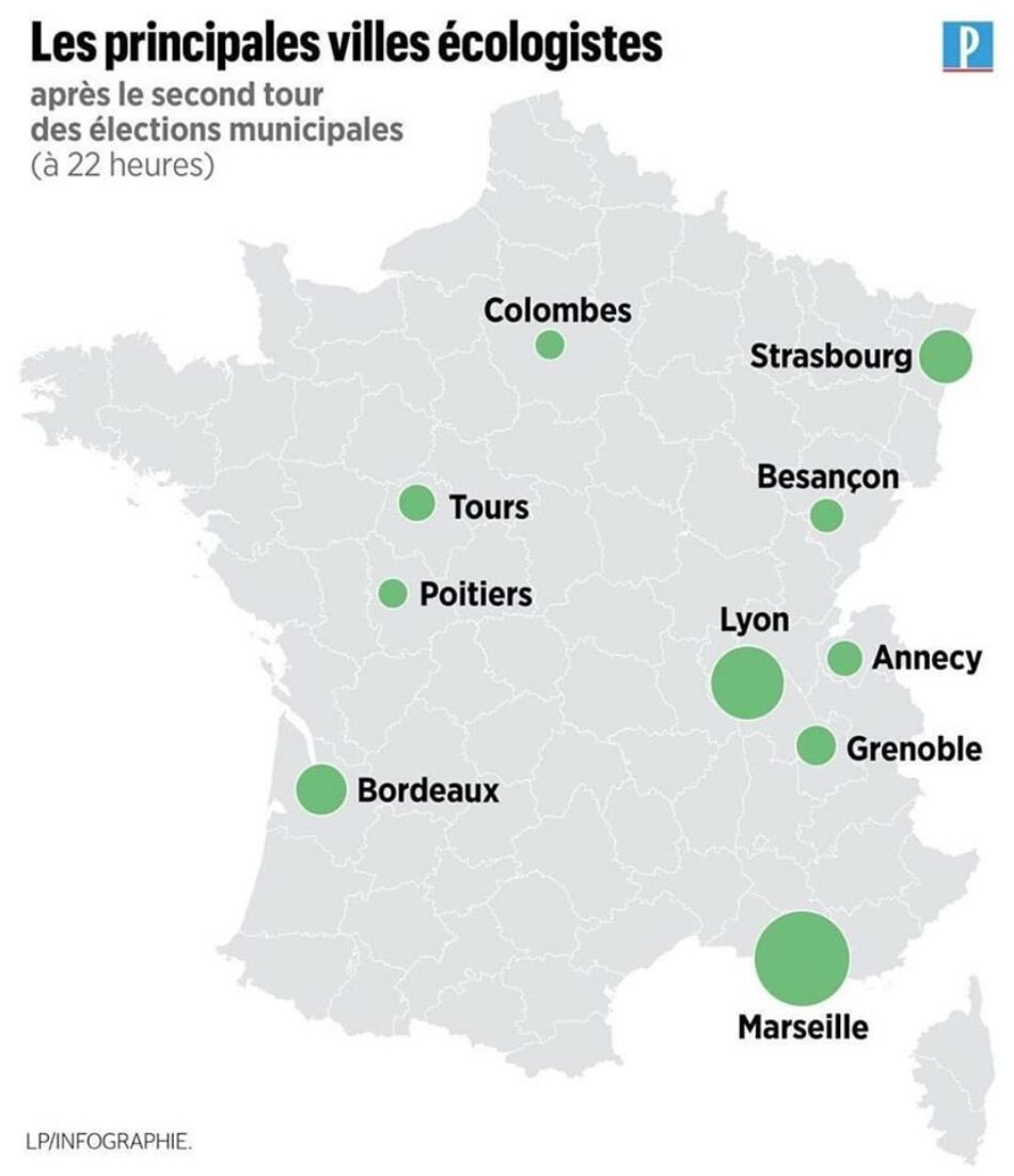 Resultado histórico de Los Verdes en Francia