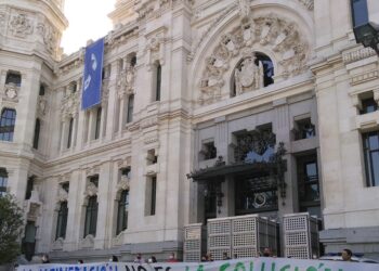 Colectivos vecinales y ecologistas piden la clausura de la incineradora de Valdemingómez ante el Ayuntamiento de Madrid