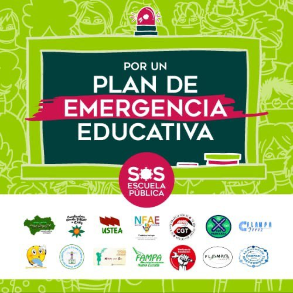 Mareas por la Educación Pública envía a las autoridades educativas estatales y autonómicas una propuesta de organización y medidas a adoptar para una vuelta a clase segura en el nuevo curso escolar 2020-2021