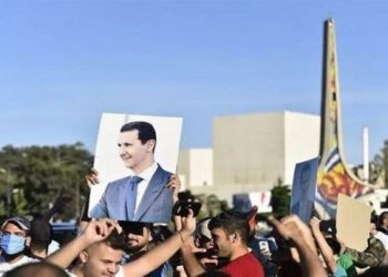 Una gran manifestación en Damasco condena la ley de sanciones de EEUU