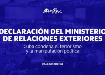 Cuba condena el terrorismo y la manipulación política