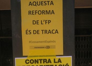 Col.lectiu de docents de formació professional Defensem l’FP: «Aquesta reforma de l’FP és de traca»