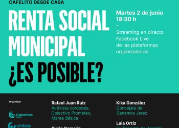 Organitzacions municipalistes de Barcelona, A Coruña, Còrdova i Jerez debaten sobre la Renda Social Municipal
