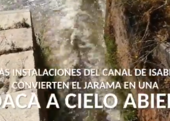 Ecologistas denuncian los reiterados vertidos de aguas fecales y residuos al río Jarama