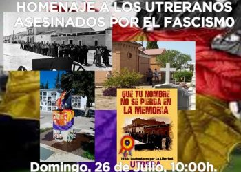 El Foro Construyendo ReDpública organiza un Homenaje en Utrera a las Víctimas del franquismo el próximo 26 de Julio