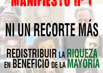 ¡Ni un recorte más! Redistribuir la riqueza para reconstruir el pais en beneficio de la mayoría