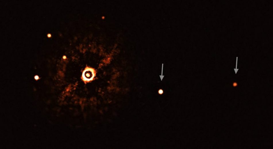 Primera imagen de varios planetas alrededor de una estrella similar al Sol