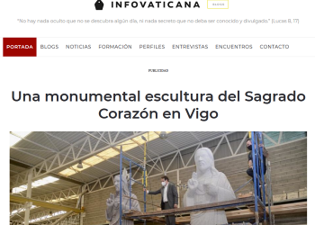 La Asemblea Republicana de Vigo, alarmada ante la inminente instalación de una estatua gigante del Corazón de Jesús en la cumbre de la ermita de la Virgen de A Guía