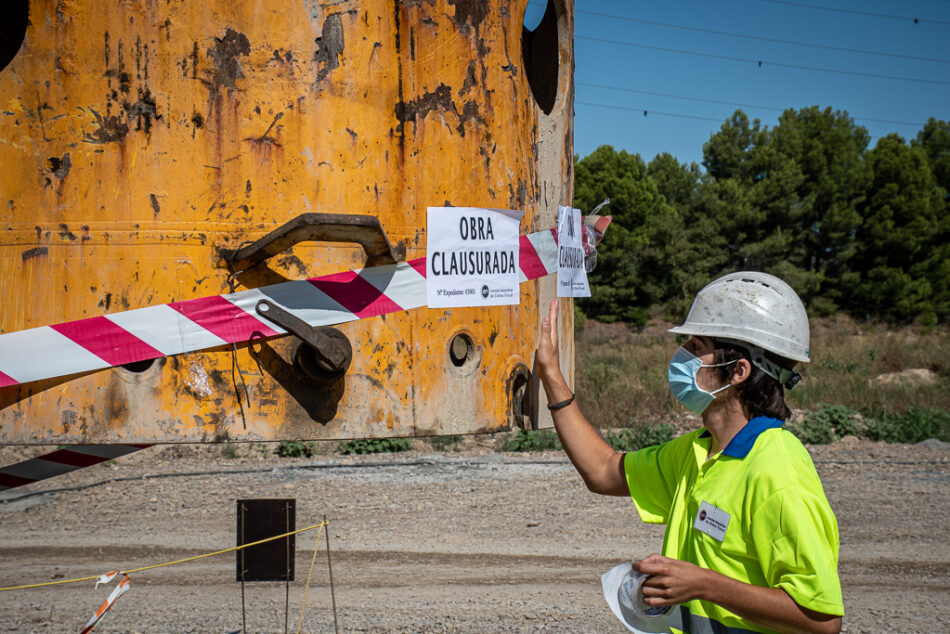 «Clausuradas» las obras del TAV en Navarra