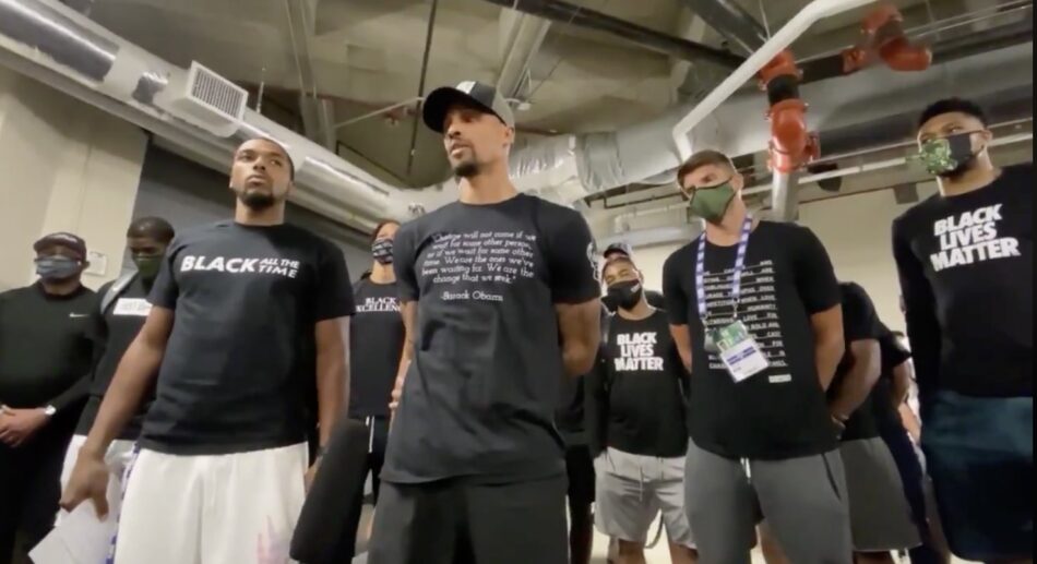 Los jugadores de la NBA declaran huelga ante la brutalidad policial