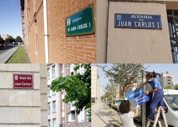 El INE aporta listado de callejero con el nombre de Juan Carlos I: el primer paso para iniciar campaña que exija su retirada