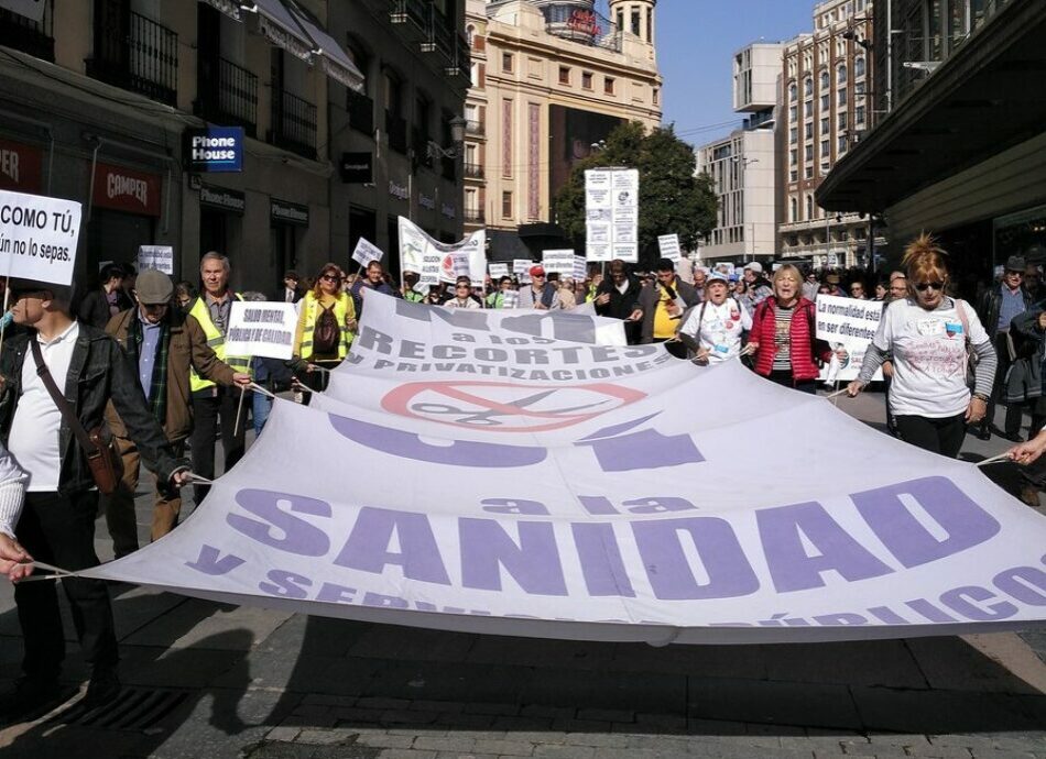 La Marea Blanca solicita al gobierno una auditoría de la gestión sanitaria en la Comunidad de Madrid