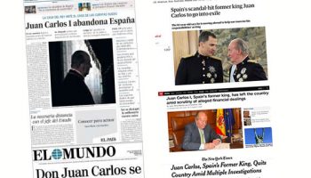 La lectura vasallática de El País sobre lo que se dijo del Borbón en la prensa internacional