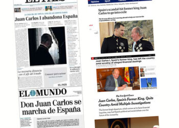 La lectura vasallática de El País sobre lo que se dijo del Borbón en la prensa internacional