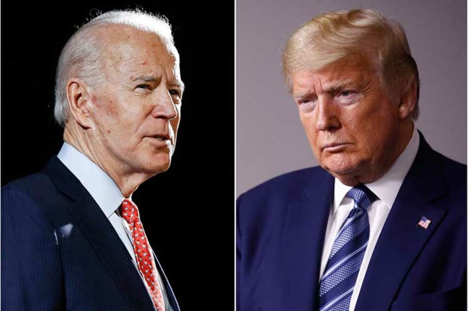 Trump y Biden, el primer cara a cara para las elecciones de EE.UU.