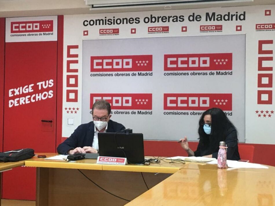 CCOO: «Los centros públicos de Madrid necesitan 12.494 profesores, 1.537 enfermeros y 1.913 conserjes más»
