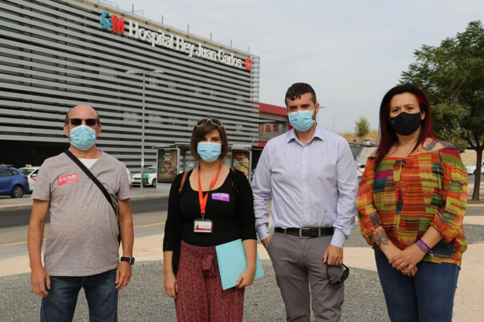 CC OO y Podemos alertan de la situación en los hospitales de la Comunidad de Madrid: “Si caen los hospitales, caemos todos”