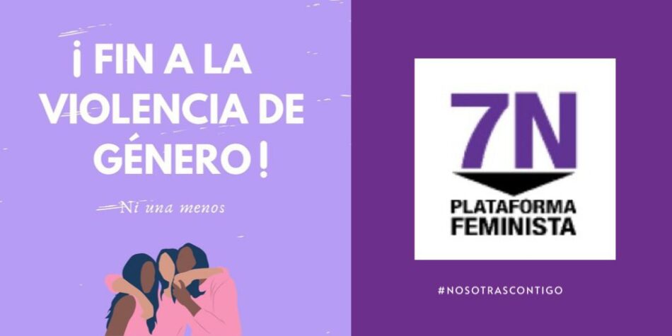 La Plataforma 7N afirma que los datos dados a conocer hoy con la Macroencuesta sobre Violencia contra la Mujer son “demoledores”