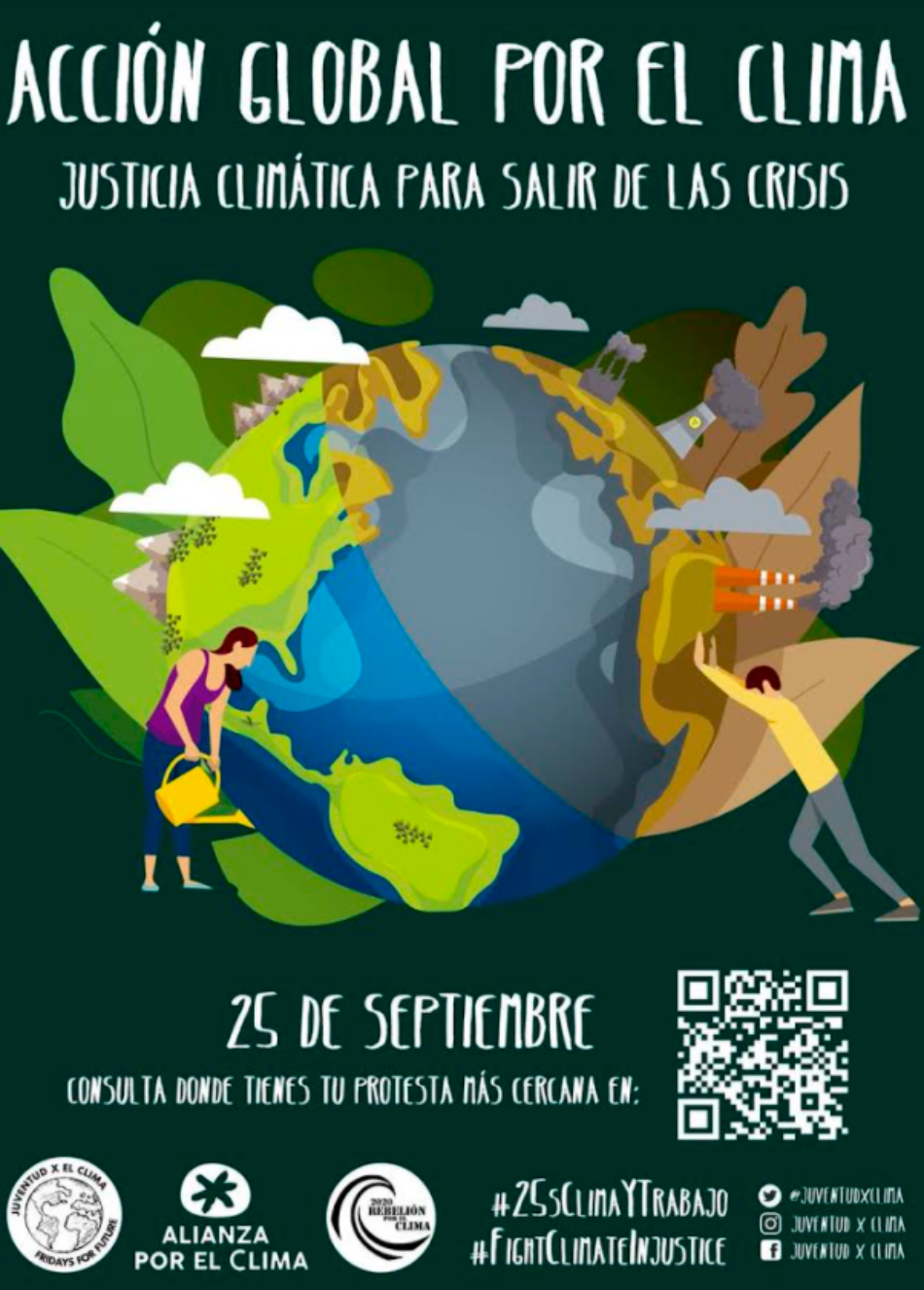 25 de septiembre: «Justicia climática para salir de las crisis»