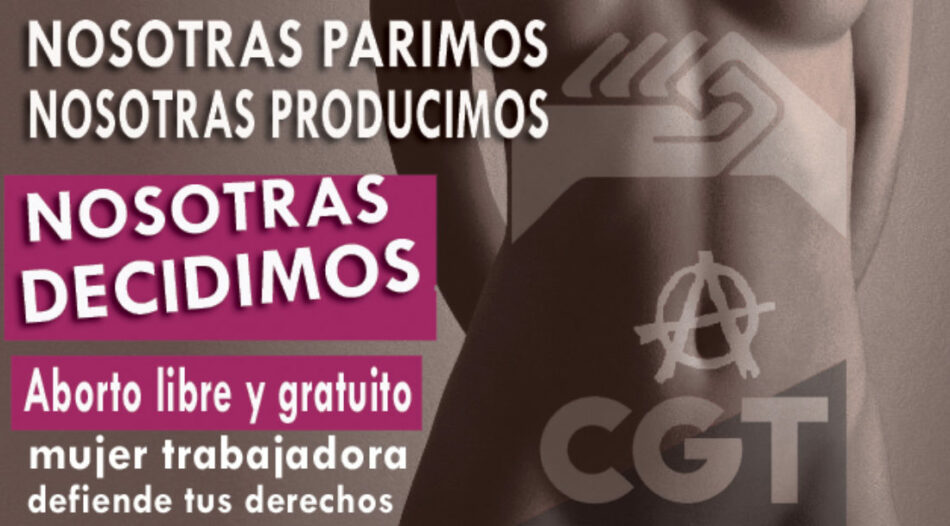 CGT continúa reivindicando el derecho a decidir de las mujeres sobre sus cuerpos en el Día de Acción Global por el acceso al Aborto Legal y Seguro