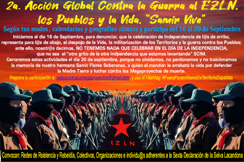 CGT exige al Estado de México el fin de la «guerra contra el EZLN» y la «persecución de las comunidades zapatistas»