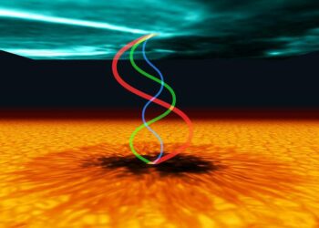 Una cavidad hace resonar las ondas sobre las manchas solares