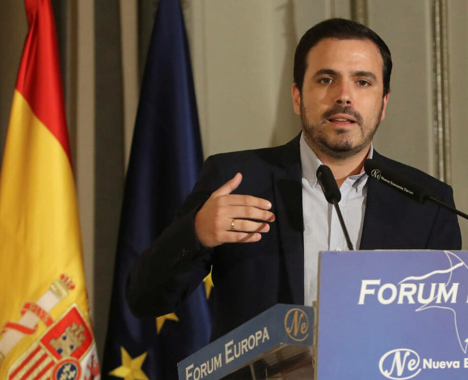 Garzón respalda reformas institucionales para que la Monarquía «deje de estar blindada»