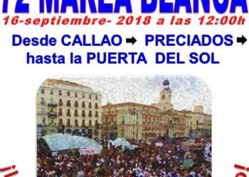 Marea Blanca denuncia la «peligrosa situación» de la sanidad madrileña