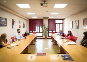 CCOO y Podemos en la Comunidad de Madrid analizan la grave crisis sanitaria de la región