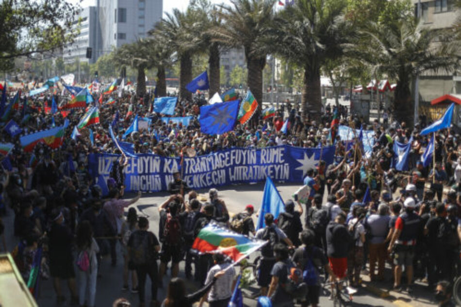 Miles de chilen@s y mapuches marcharon contra viejos y nuevos conquistadores