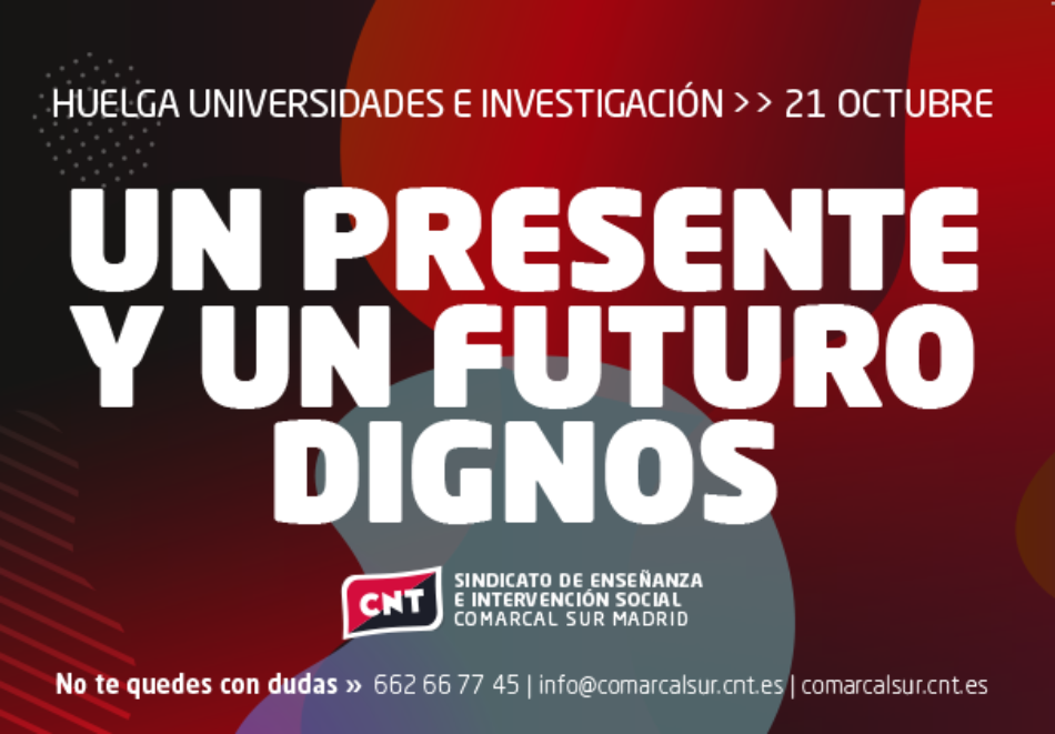 21-O: Huelga en la universidad e investigación