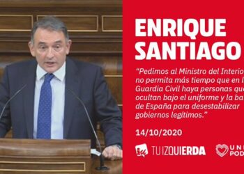Enrique Santiago denuncia cómo Ciudadanos, Vox y PP inundan el Congreso de “teorías conspirativas” mientras “buscan instrumentalizar a la Guardia Civil y a las instituciones”