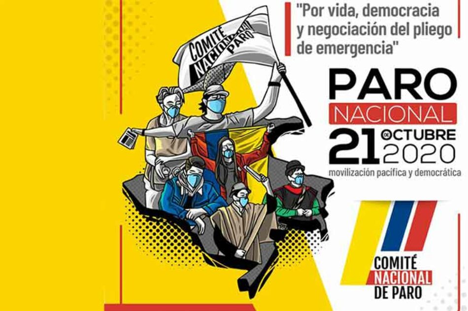 Convocan a paro nacional en Colombia