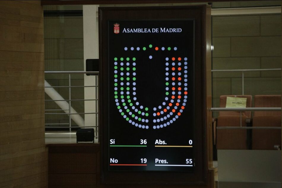 Se aprueba una nueva modificación de la Ley del Suelo en Madrid sin dotar de medios a los ayuntamientos y de espaldas a la ciudadanía