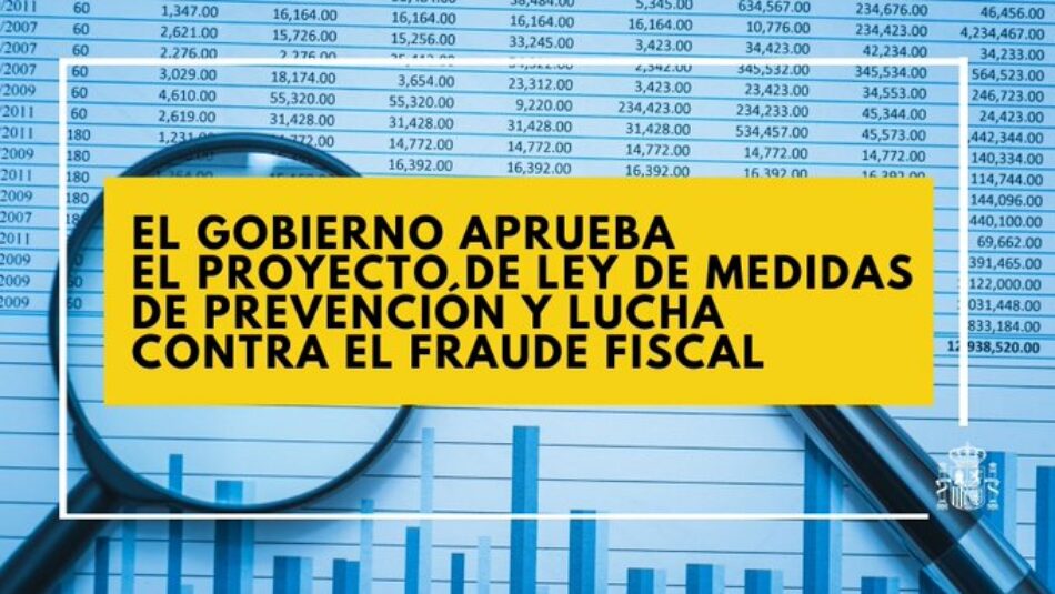 Gobierno PSOE-Unidas Podemos aprueba el anteproyecto de ley que prohíbe las amnistías fiscales