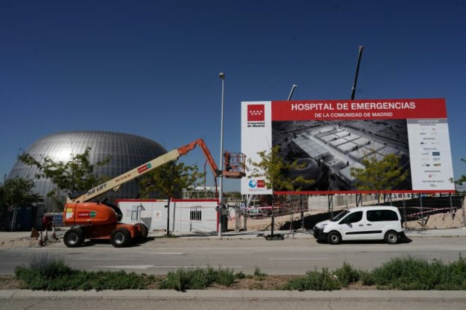 CCOO reclama a Sanidad los planes de emergencias, evaluación de seguridad y prevención de riesgos previos a la apertura del Zendal